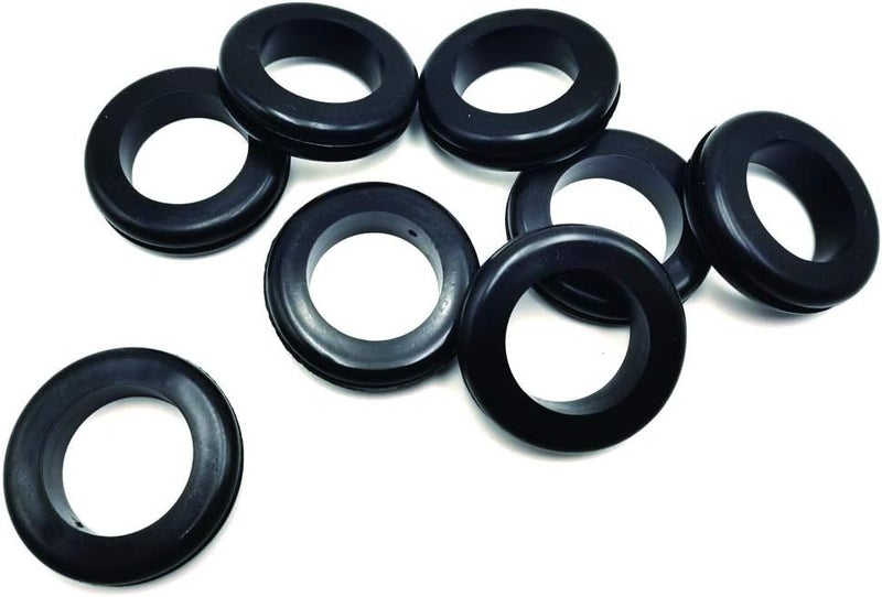 EASYEAH Store Rubber Grommets for Wiring 1-3/8 in Panel Hole, 1-3/16 in ID Firewall Grommet Automotive Eyelet Ring Gasket Hole Grommets for Metal Electric Box, Wire Cable Hose Protection, 8 Pcs, 30x35 mm - Image 1